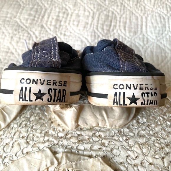 Converse Chuck Taylor All Star Blue Shoreline Slip On Elastic Heel Sz 7.5 Womens - Picture 7 of 16